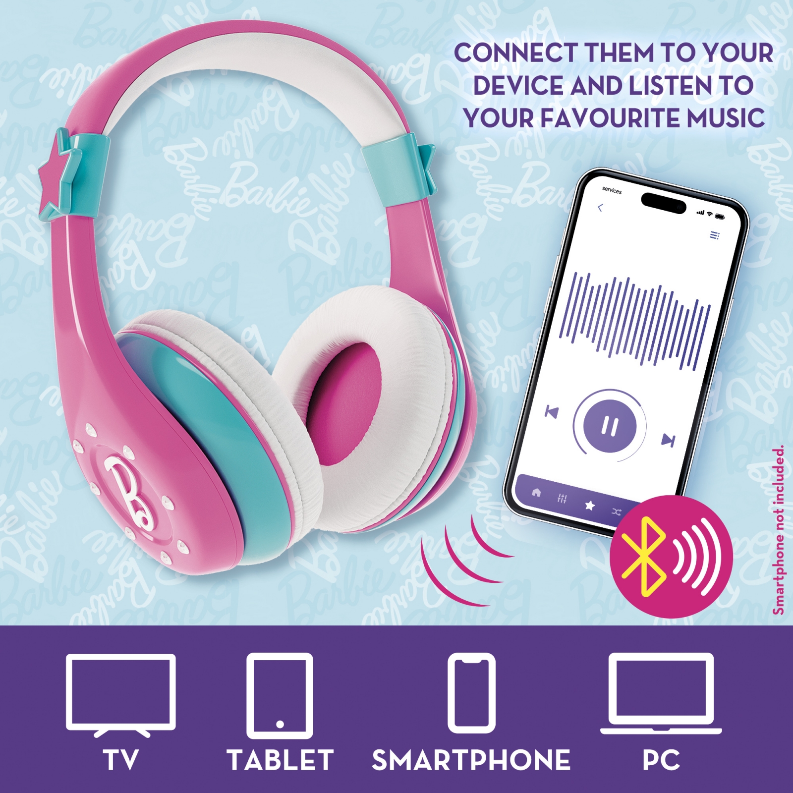 Детски слушалки Lisciani Bluetooth Барби - Image 2