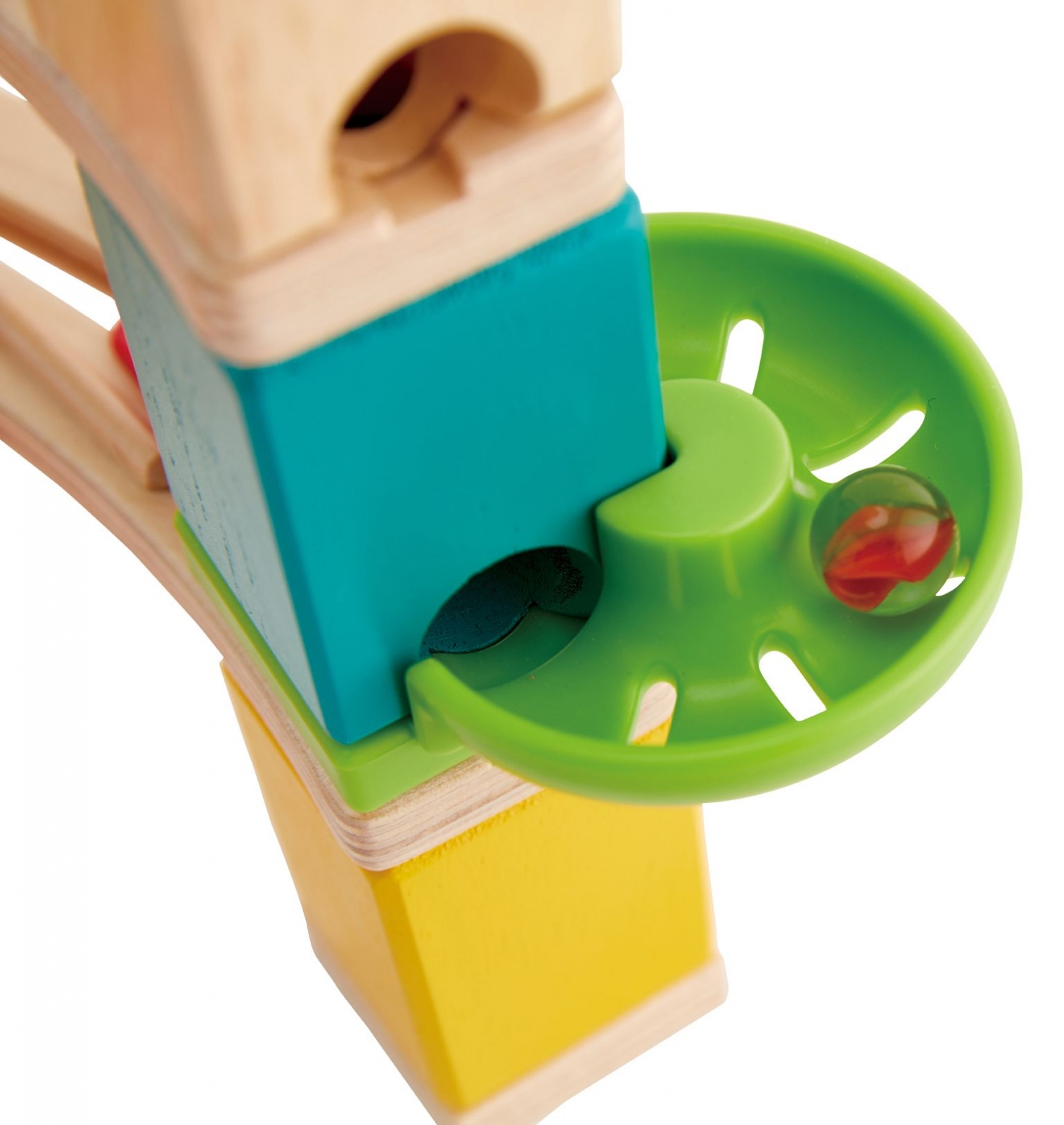 Комплект дървена писта Hape Quadrilla Катерачът 44 части - Image 3