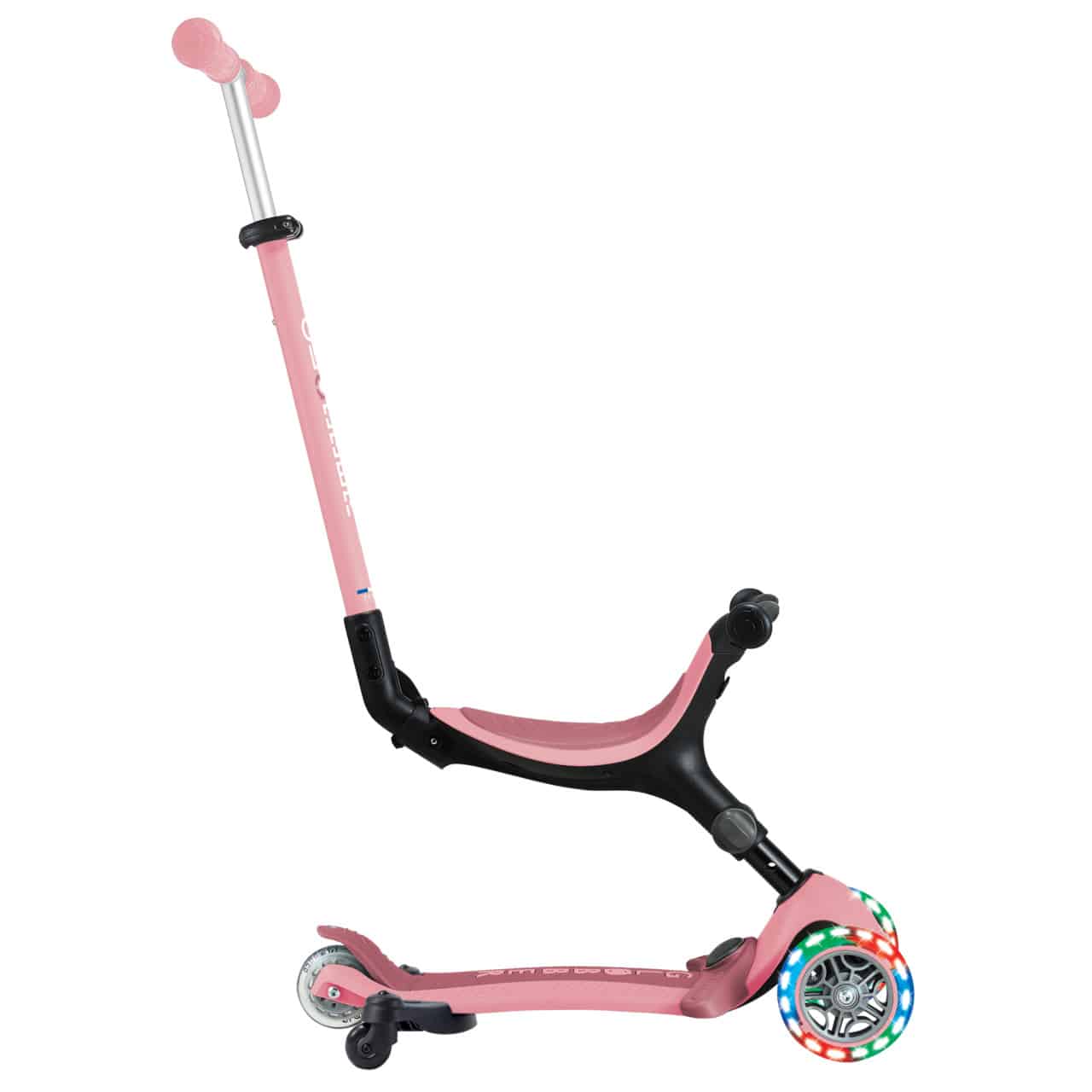 Сгъваема тротинетка 5 в 1 GLOBBER GO UP ACTIVE LIGHTS 360° - пастелно розова - Image 8