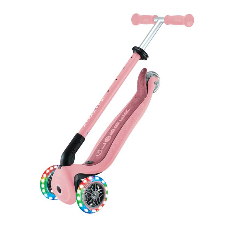 Сгъваема тротинетка 5 в 1 GLOBBER GO UP ACTIVE LIGHTS 360° - пастелно розова - Image 7