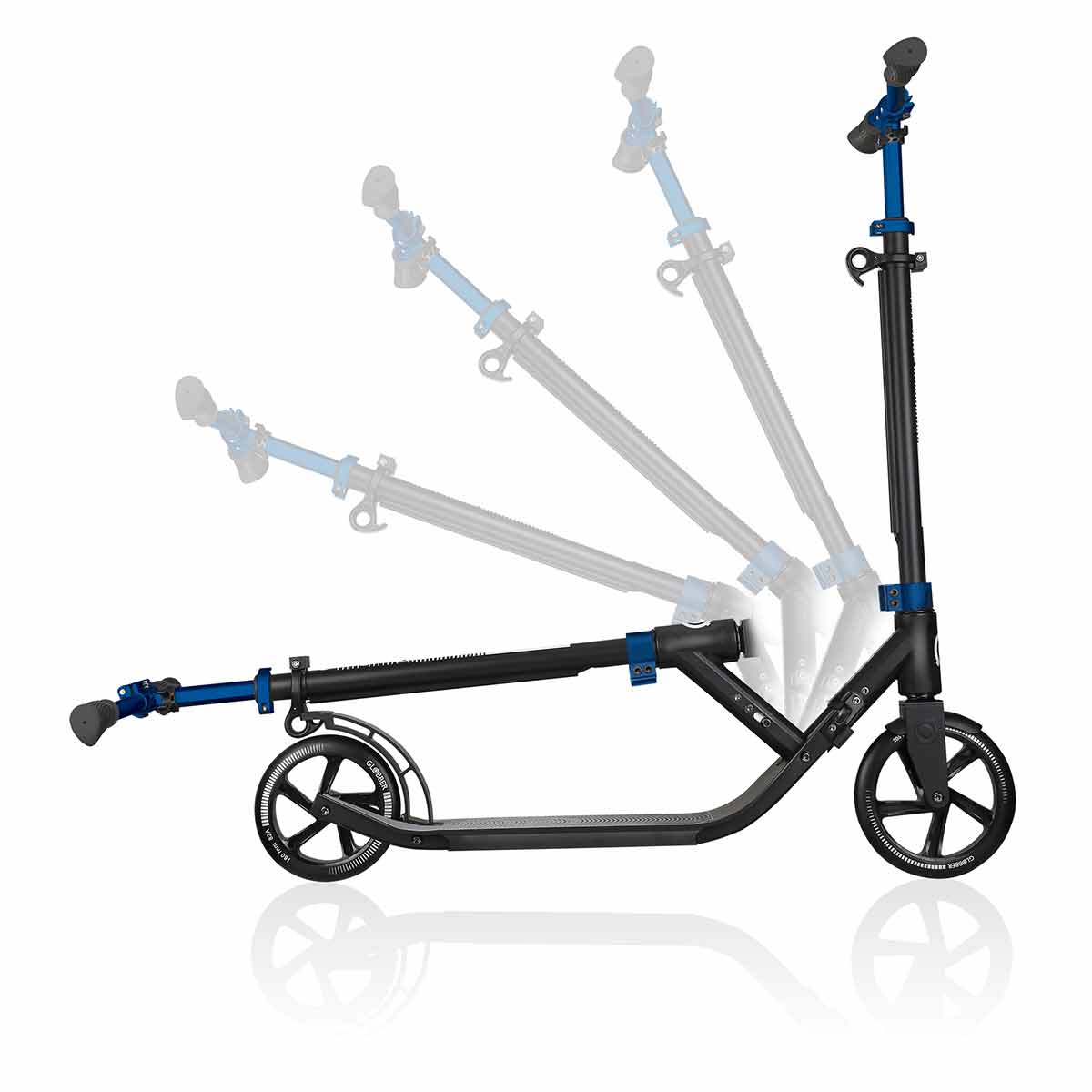 Сгъваема тротинетка за тийнейджъри Globber ONE NL 205-180 - кобалтово синя - Image 3