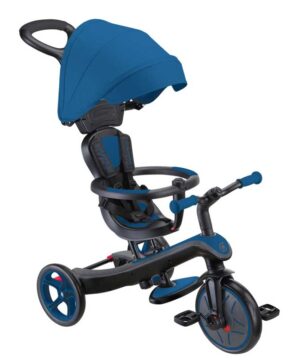 Триколка 4 в 1 GLOBBER EXPLORER TRIKE със сенник в кралско син цвят