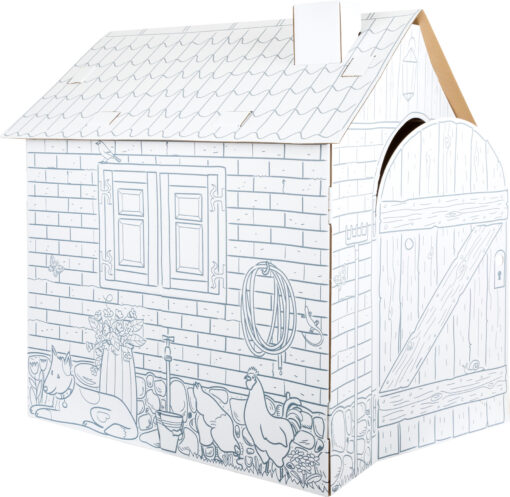 Little House Cardboard Playhouse