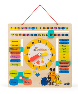 Learning Clock "Die Maus" with Calendar