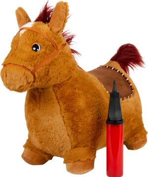 Hopping Plush Horse