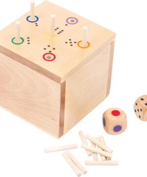 Dice Game in a box "6 out"
