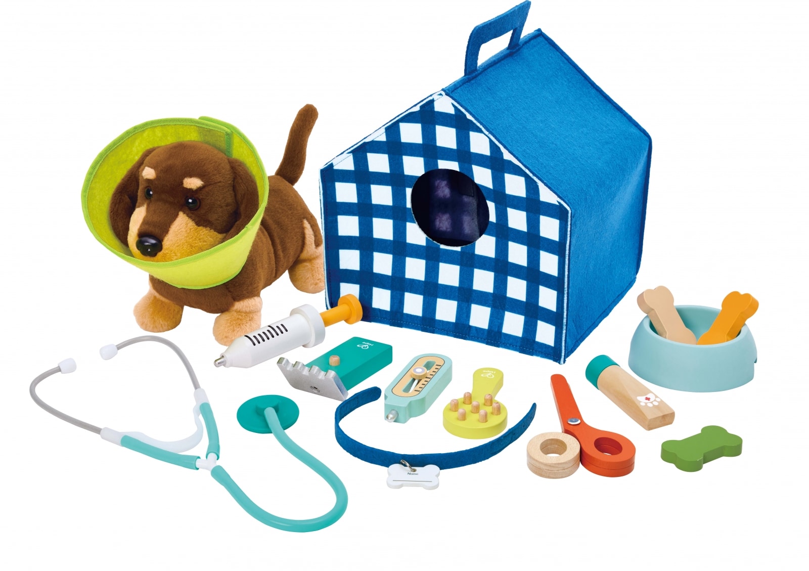 Комплект за игра Hape Ветеринарски комплект 16 части - Image 3