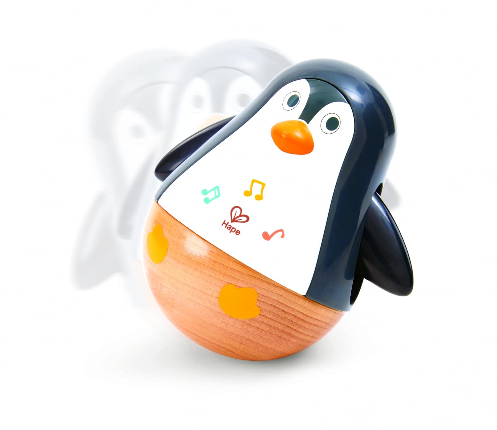 Комплект бебешки дрънкалки Hape Семейство пингвини - Image 2