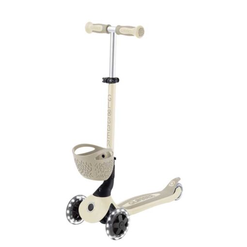 Тротинетка 5 в 1 GLOBBER BABY LEARN 360° FLASH LIGHTS - бежова - Image 5