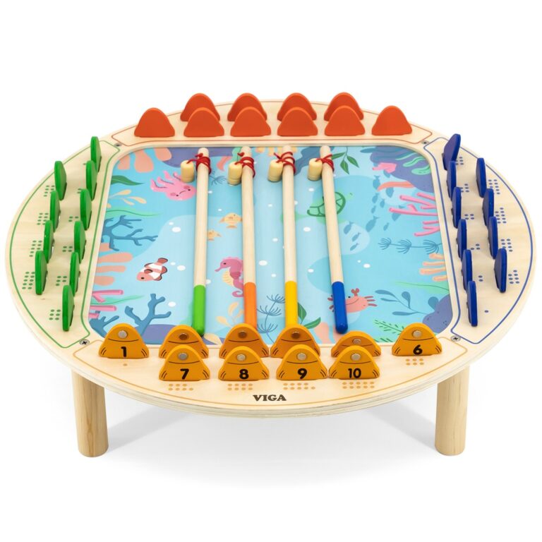 Дървена маса за игра - Риболов от Viga toys - Image 2