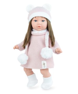Detska-kukla-Alina-s-roklia-i-šapka-45-sm.