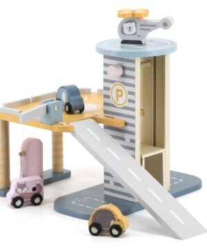 Polar-B-darvena-igrachka---Garazh-za-koli