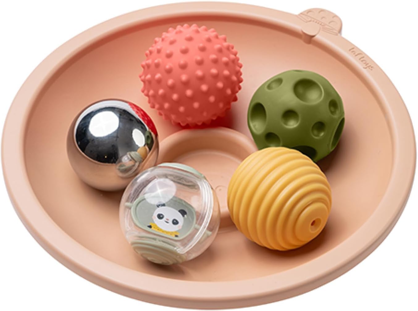 Бебешка играчка Taf Toys Купа с 5 сензорни топки - Image 2