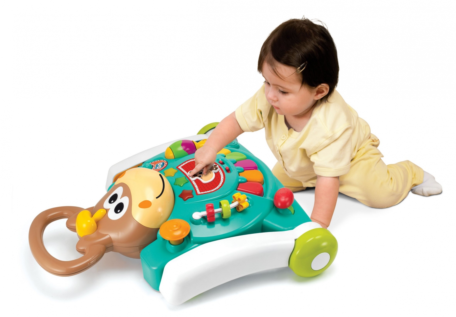 Infantino B Kids 3 в 1 Проходилка и маса конче Синя - Image 2