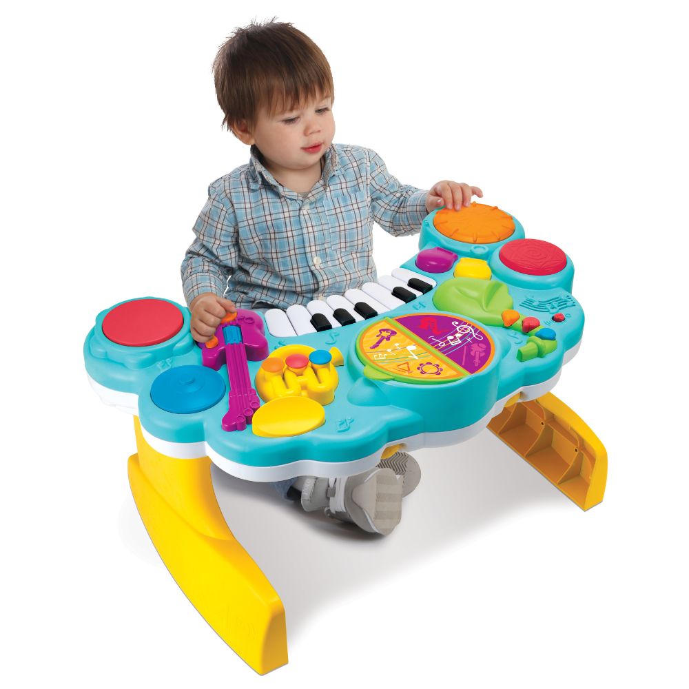 Интерактивна играчка Infantino B Kids 10 в 1 Музикален център Син - Image 3