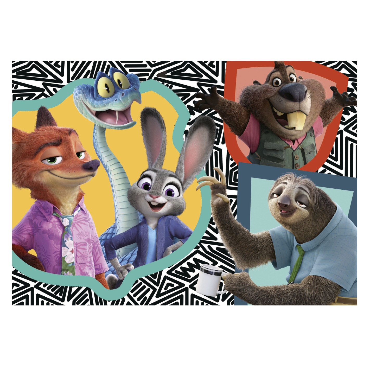 Прогресивен пъзел Educa Zootopia 4 в 1 50/80/100/150 части - Image 2