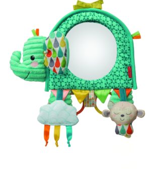 Бебешка играчка Infantino С активности и огледало Слон