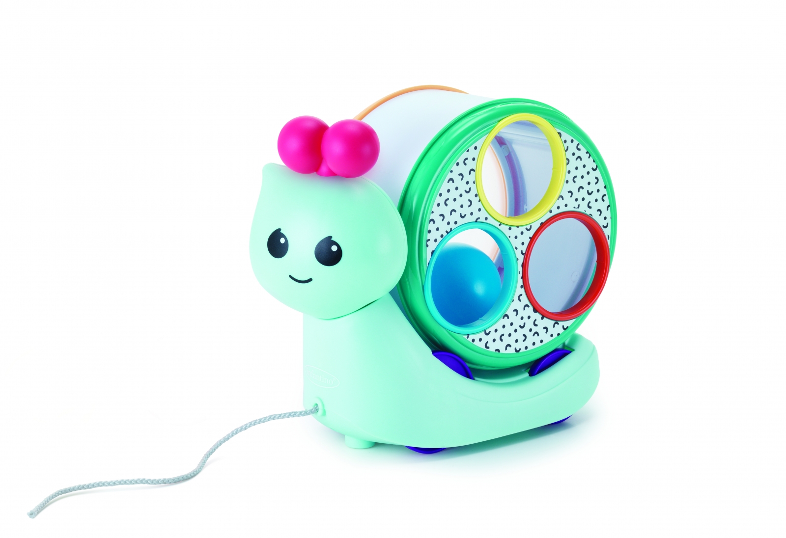 Занимателна играчка Infantino Охлюв меки цветове - Image 2
