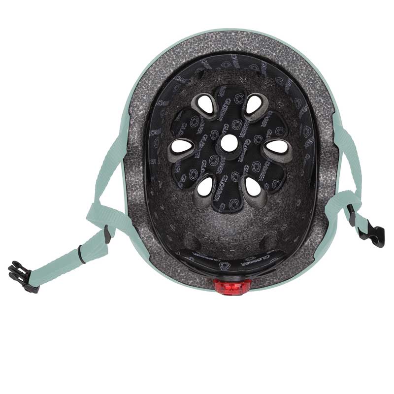 Детска каска за колело и тротинетка Globber Primo Lights XS/S (48-53CM) - зелена - Image 5