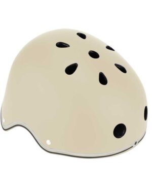 Детска каска за колело и тротинетка Globber Primo Lights XS/S (48-53CM) - бежова